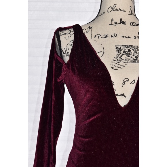 Purple/dark purple fancy bodysuit - Picture 2 of 8